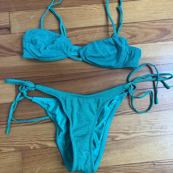 jaded sparkle triangl bikini
